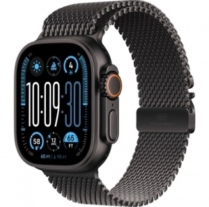 Apple Ultra 2 v2, 49 x 44 mm, 1.92 inch, curea S, Negru (MX4W3WB/A)