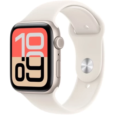 Apple Watch SE 3 Cellular, 40 x 34 mm, Aluminiu, Starlight Sport Band ML