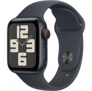 Apple Watch SE v3, 40 x 34 mm, 1.57 inch, Negru (MXE73QC/A)