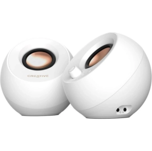 Boxe PC Creative Pebble Pro 2.0, 20 W RMS, Alb (51MF1710AA003)