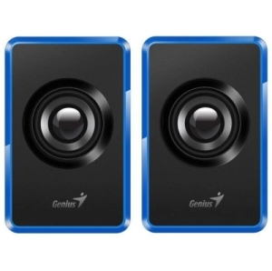 Boxe PC Genius Boxe Genius 2.0 SP-U125, 10 W RMS, Negru-Albastru (31730042402)