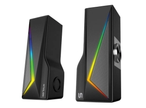 Boxe PC Serioux 2.0 X167 RGB, 20 W RMS, Negru (SRXS-X167)