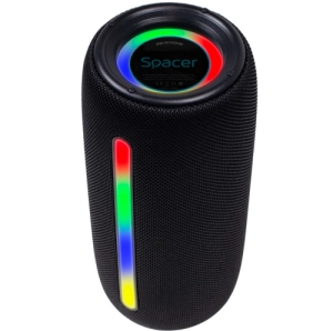Boxe portabile Spacer ROCKER-BK, 10 W RMS, Negru (SPBS-ROCKER-BK)