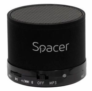 Boxe portabile Spacer Toppper, 10 W RMS, Negru (SPB-TOPPER-BLK)