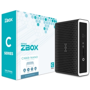 Calculator ZOTAC ZBOX C Series CI669, Core i7, 8 GB RAM, 0 GB, Mini PC (ZBOX-CI669NANO-BE)