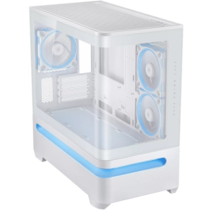 Carcasa Asus Prime AP202 ARGB White, Mid Tower, Fara sursa (PRIME AP202 TG ARGB WHITE)