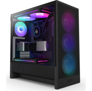 Carcasa NZXT H5 Flow RGB (2024), Mid Tower, Fara sursa (CC-H52FB-R1)