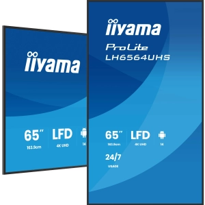 Display public VA iiyama, 65 inch, 4K UHD (LH6564UHS-B1AG)