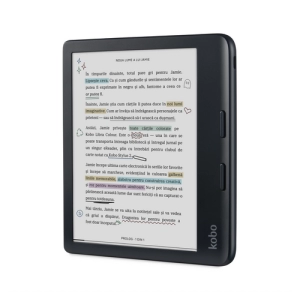 eBook Reader Kobo Libra Colour, 7 inch, 32 GB, Negru (K7_N428-KU-BK-K-CK)