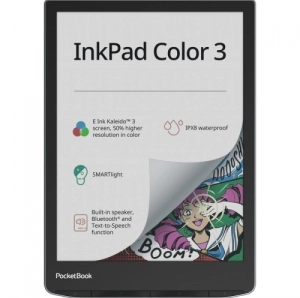 eBook Reader PocketBook Inkpad Color 3, 7.8 inch, 32 GB, Stormy Sea (PB743K3-1-WW)