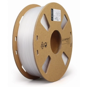 Filament 3D Gembird, PETG, 1.75 mm, 1 kg, Alb (3DP-PETG1.75-01-W)