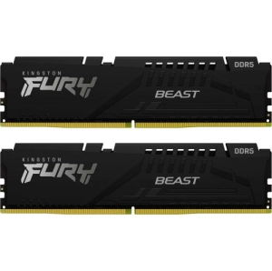Memorie KINGSTON Fury Beast Black AMD EXPO DDR5, 16 GB, 6000 MHz (KF560C36BBEK2-16)