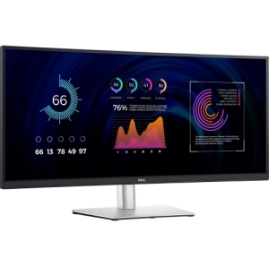 Monitor LED DELL, 34 inch, QHD, Curbat (P3424WE)