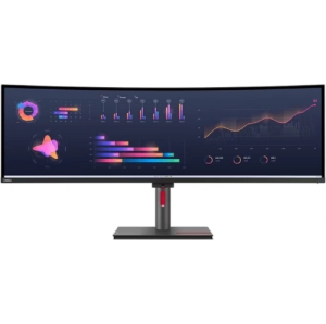 Monitor LED Lenovo ThinkVision P49w-30, 49 inch, QHD, Profesional/Curbat (63DBRAT1EU)