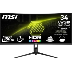 Monitor LED MSI, 34 inch, QHD, Curbat (MAG 342CQR E2)