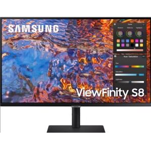 Monitor LED Samsung, 27 inch, 4K, Profesional (LS27B800PXPXEN)