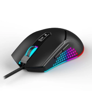 Mouse Gaming Spacer, Optic, Cu fir, 16000 DPI, Negru (SPGM-ALIEN-NOVA)