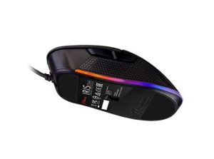 Mouse Gaming Thermaltake Iris RGB, Optic, Cu fir, 16000 DPI, Negru (MO-IRS-WDOHBK-01)