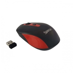 Mouse Spacer, Optic, Wireless, 1600 DPI, Negru / Rosu (SPMO-WS01-BKRD) Mouse Spacer, Optic, Wireless, 1600 DPI, Negru / Rosu (SPMO-WS01-BKRD)