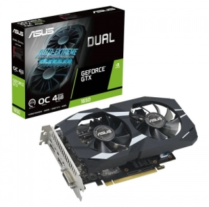 Placa video Asus nVidia GeForce GTX 1650 Dual OC EVO 128 bit, GDDR6 4 GB (DUAL-GTX1650-O4GD6-P-EVO)