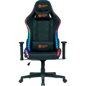 Scaun gaming Canyon Irida, Negru (CNS-RGBCH03)