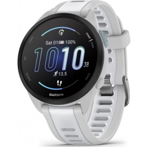 SmartWatch Garmin Forerunner 165, 43 x 43 mm, 1.2 inch, Negru - Alb (010-02863-21)