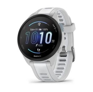 SmartWatch Garmin Forerunner 165 Music, 43 x 43 mm, 1.2 inch, Alb (010-02863-31)