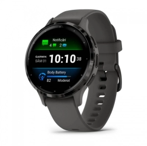 SmartWatch Garmin Venu 3S, 41 x 41 mm, 1.2 inch, Negru (010-02785-00)