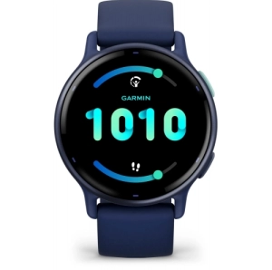 SmartWatch Garmin Venu X1, 42.2 x 42.2 mm, 1.2 inch, Albastru (010-02862-12)