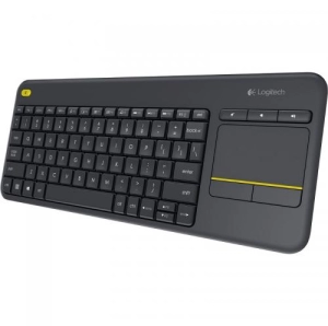 Tastatura Logitech K400, Membrana, Wireless, Negru (920-007145)