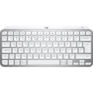 Tastatura Logitech MX Keys Mini for Mac, Scissor, Wireless, Pale Grey (920-010526)