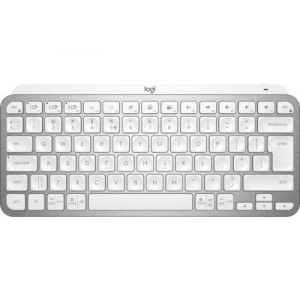 Tastatura Logitech MX Keys Mini, Scissor, Wireless, Pale Grey (920-010499)