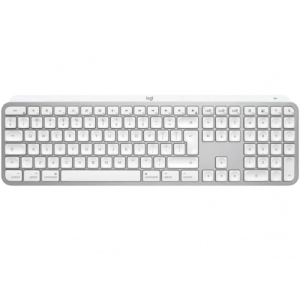 Tastatura Logitech MX Keys S for Mac, Scissor, Wireless / Bluetooth, Pale Grey (920-011638)
