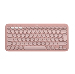 Tastatura Logitech Pebble Keys 2 K380s, Scissor, Wireless, Rose (920-011853)