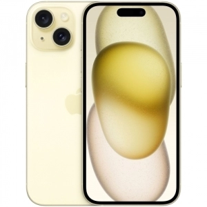 Telefon mobil Apple iPhone 15, 6 GB RAM, 128 GB, Galben - MTP23ZD/A