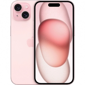 Telefon mobil Apple iPhone 15, 6 GB RAM, 128 GB, Roz - MTP13ZD/A