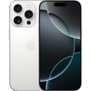 Telefon mobil Apple iPhone 16 Pro Max, 8 GB RAM, 256 GB, Alb (MYWW3ZD/A)