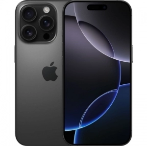 Telefon mobil Apple iPhone 16 Pro Max, 8 GB RAM, 512 GB, Negru (MYX03ZD/A)