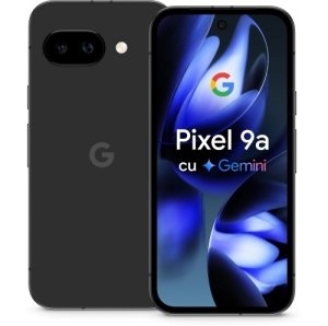 Telefon mobil Google Pixel 9a, 8 GB RAM, 128 GB, Negru (GPXL-9A-8128DS-OBSIDIAN)