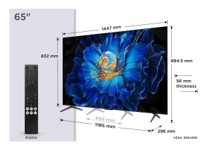 Televizor Mini LED TCL 4K UHD 65 inch Metalic (65C6KS)