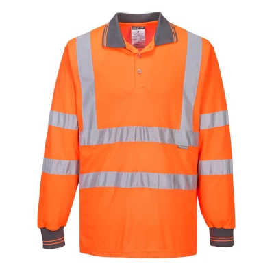 Tricou Polo HiVis cu Maneci Lungi Portwest S277