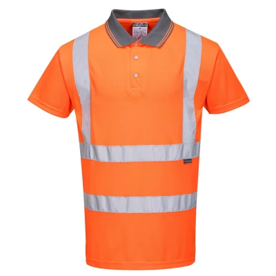 Tricou Polo HiVis cu Mneci Scurte RIS Portwest RT22